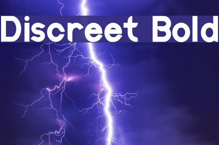 Discreet Bold Example 1