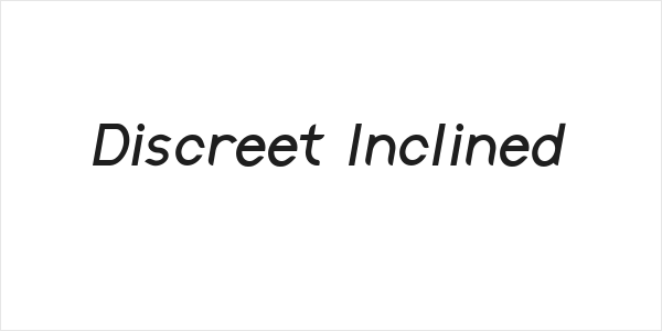 Discreet Inclined Logo