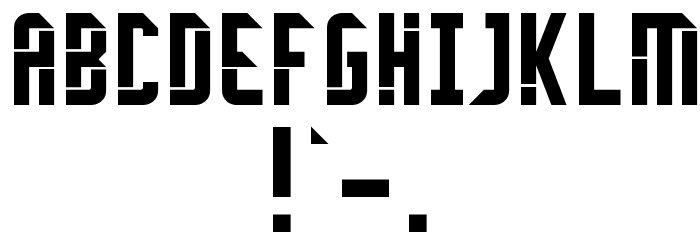 Disembody Font OTHER CHARS