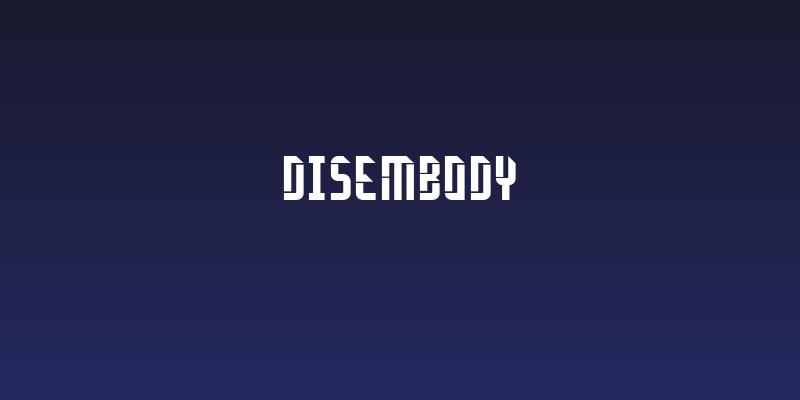 Disembody Social Header