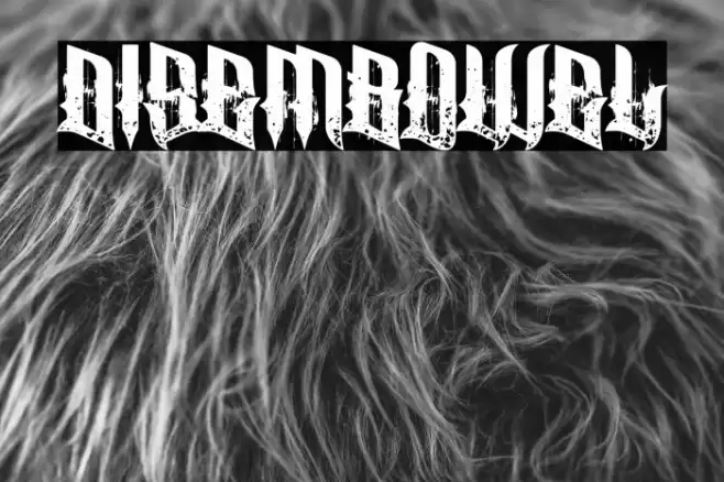 Disembowel Font examples