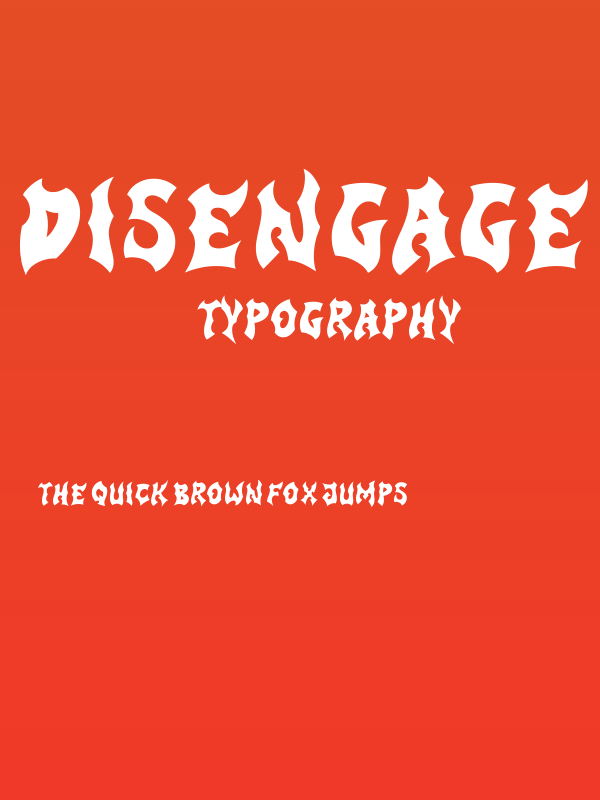 Disengage Poster