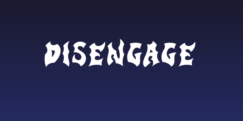 Disengage Social Header
