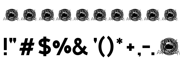 Disengaged Font OTHER CHARS