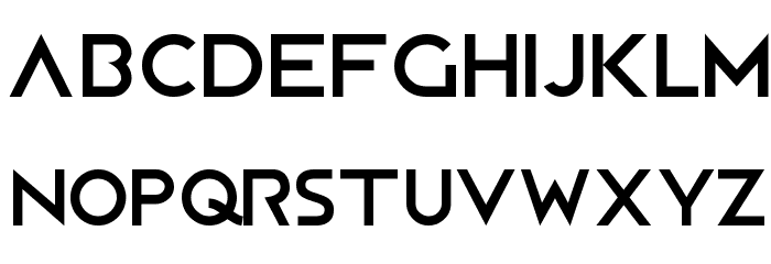 Disengaged Font LOWERCASE