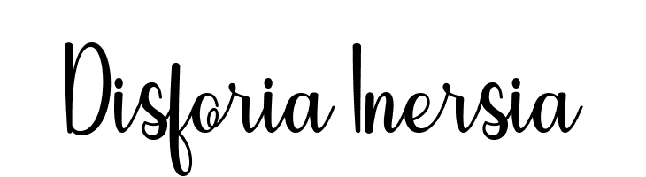 Disforia Inersia  Fuentes Gratis Descargar