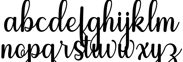 Disforia Inersia Font LOWERCASE
