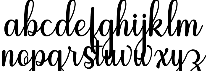 Disforia Inersia Font LOWERCASE