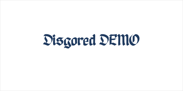 Disgored DEMO Logo