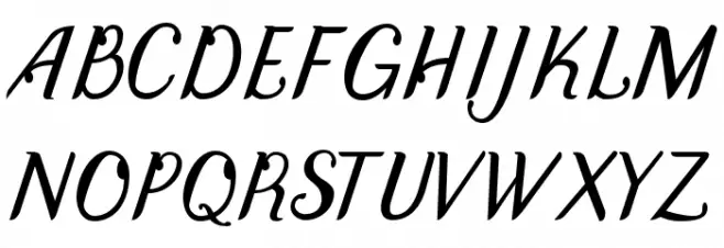 DisguiseDisplaySans-Italic Polices MAJUSCULES