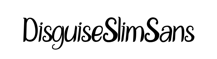 DisguiseSlimSans  font caratteri gratis