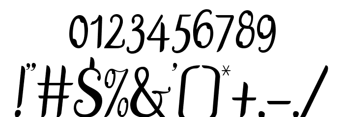 DisguiseSlimSans Font OTHER CHARS