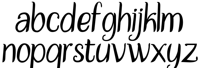 DisguiseSlimSans Font LOWERCASE