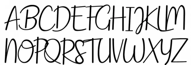 Dish Domine Schriftart Groß