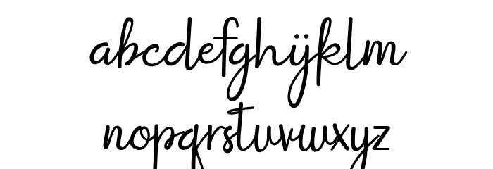 Dish Domine Font LOWERCASE
