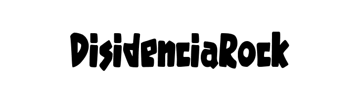Disidencia Rock  font caratteri gratis