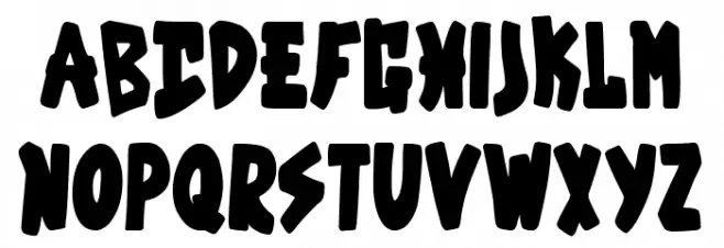 Disidencia Rock Schriftart Groß