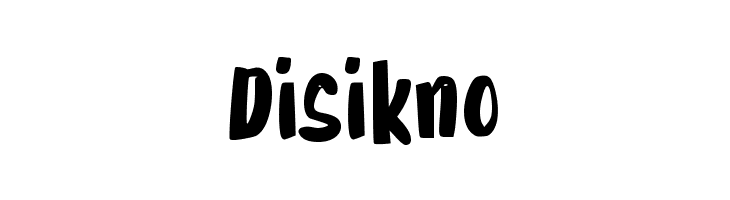 Disikno  font caratteri gratis