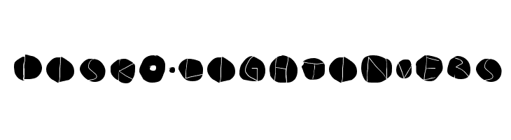DiskO-LightInvers Font