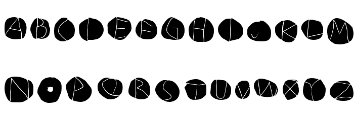 DiskO-LightInvers Font LOWERCASE