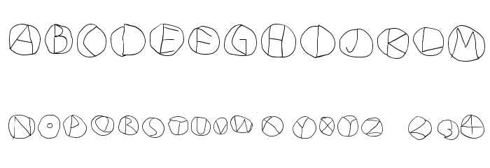 DiskO-Light Font LOWERCASE
