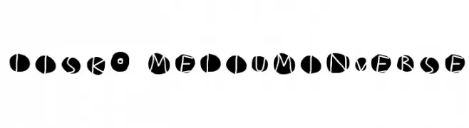 DiskO-MediumInverse  Fuentes Gratis Descargar