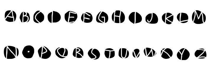 DiskO-MediumInverse Font LOWERCASE