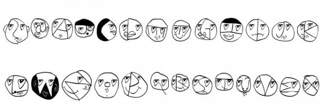 DiskOBats フォント 大文字