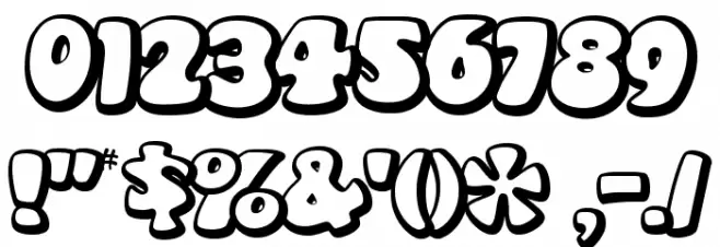 Disko Font OTHER CHARS