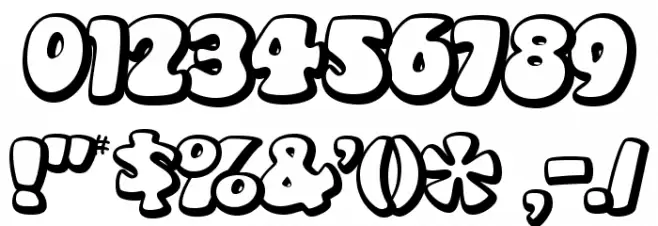 DiskoOT Font OTHER CHARS