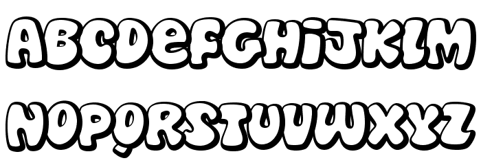 DiskoOT Font LOWERCASE