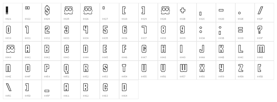 Diskun Character Map