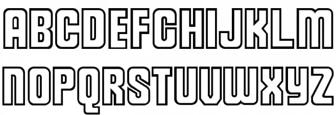 Diskun Schriftart Kleinbuchstaben