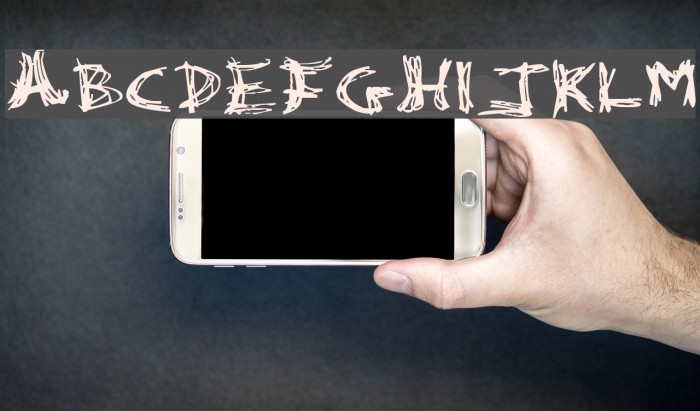 Dismembered Font examples
