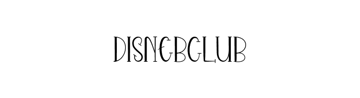 Disneb Club  font caratteri gratis