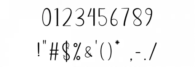 Disneb Club Font OTHER CHARS