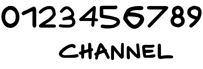 Disney Channel Font OTHER CHARS