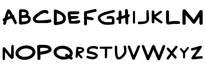 Disney Channel Font LOWERCASE