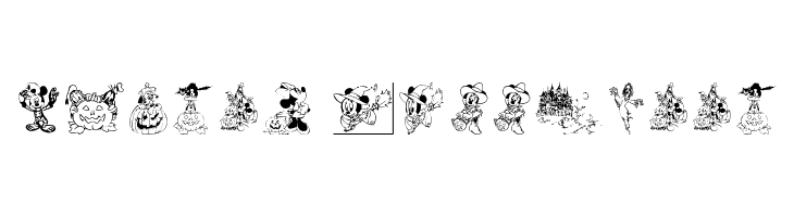 Disney Halloween Font