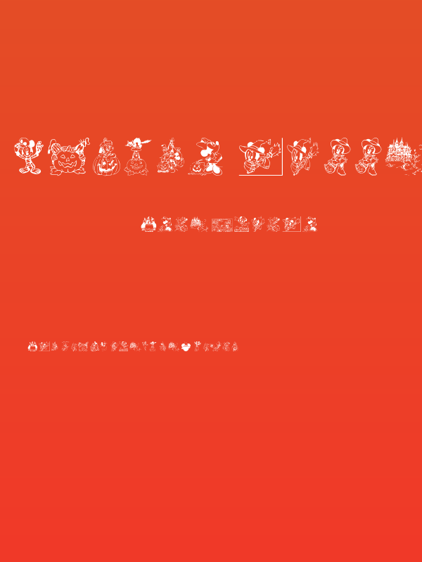 Disney Halloween Poster