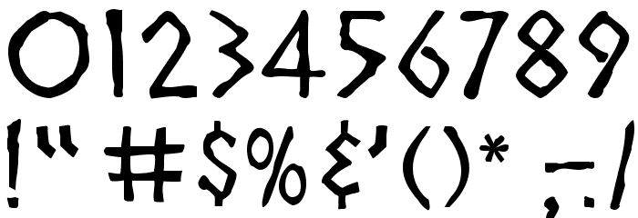 Disney Heroic Font OTHER CHARS