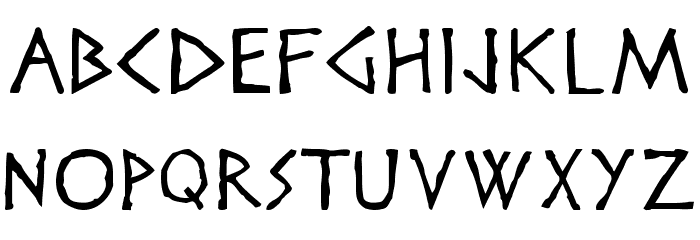 Disney Heroic Font LOWERCASE