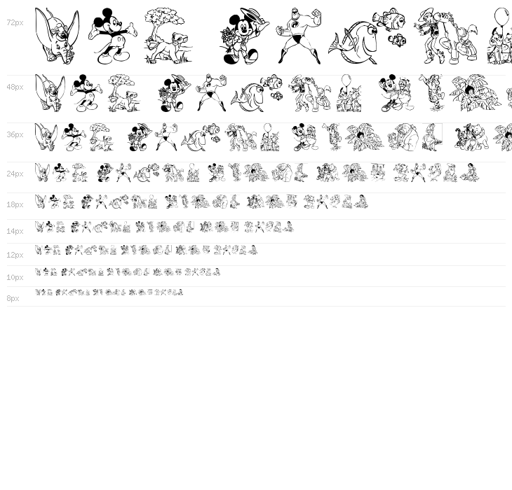 Disney family 1 Waterfall