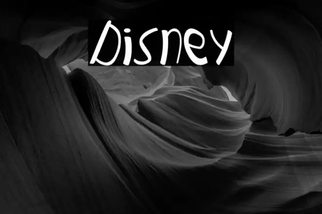 Disney Font examples