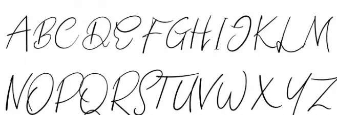 Disneycute Font UPPERCASE