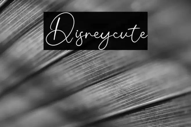 Disneycute Font examples
