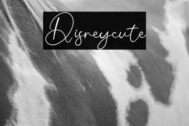 Disneycute Font examples