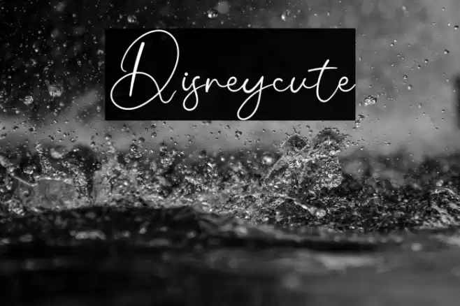 Disneycute Font examples