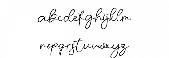 Disneycute Font LOWERCASE