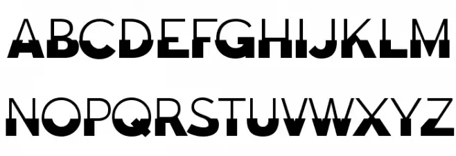 Disoluta-Regular Schriftart Groß